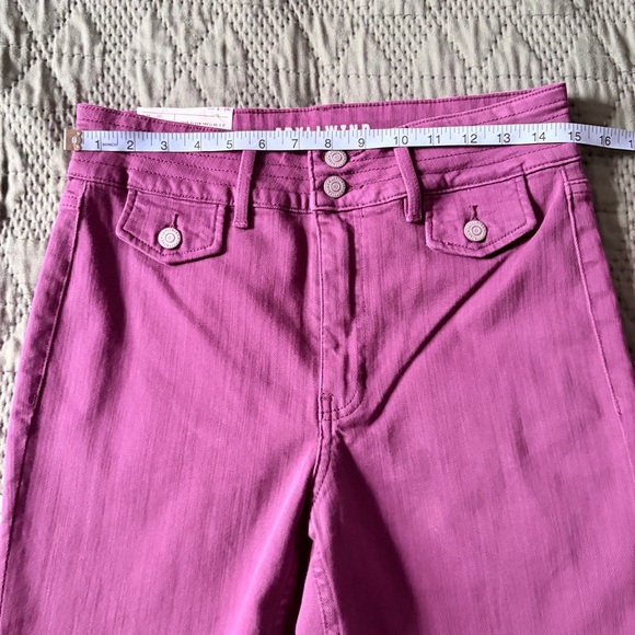 NWT Idyllwind Outlaw Burgundy Super High Rise Flare Jeans - Picture 4 of 7